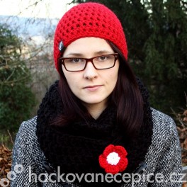 Háčkovaná čepice