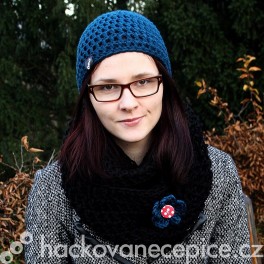 Háčkovaná čepice